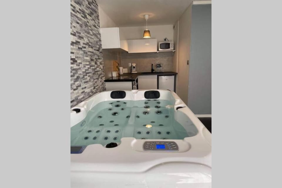 Joli T2, jacuzzi, lit rond, jardin, parking privé, métro Apartment in Toulouse
