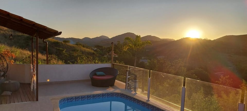 Natural landscape, Mountain view, Sunset