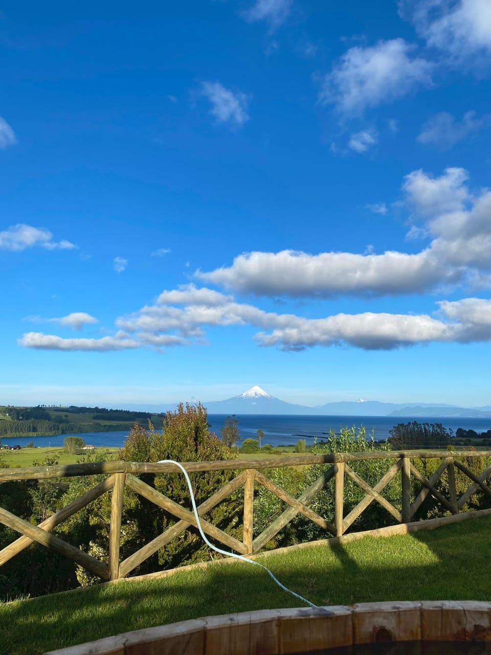 Patio, Natural landscape, Garden, Lake view, Mountain view