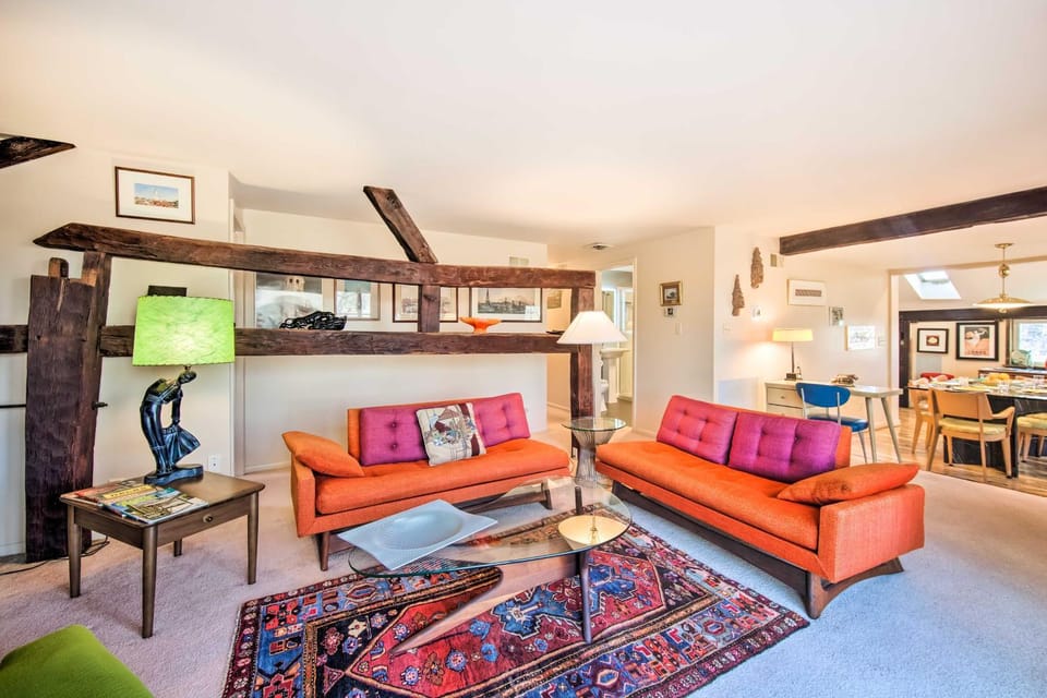 Creek Access & Deck: ‘Runningwater’ Lancaster Gem Apartment in Pennsylvania