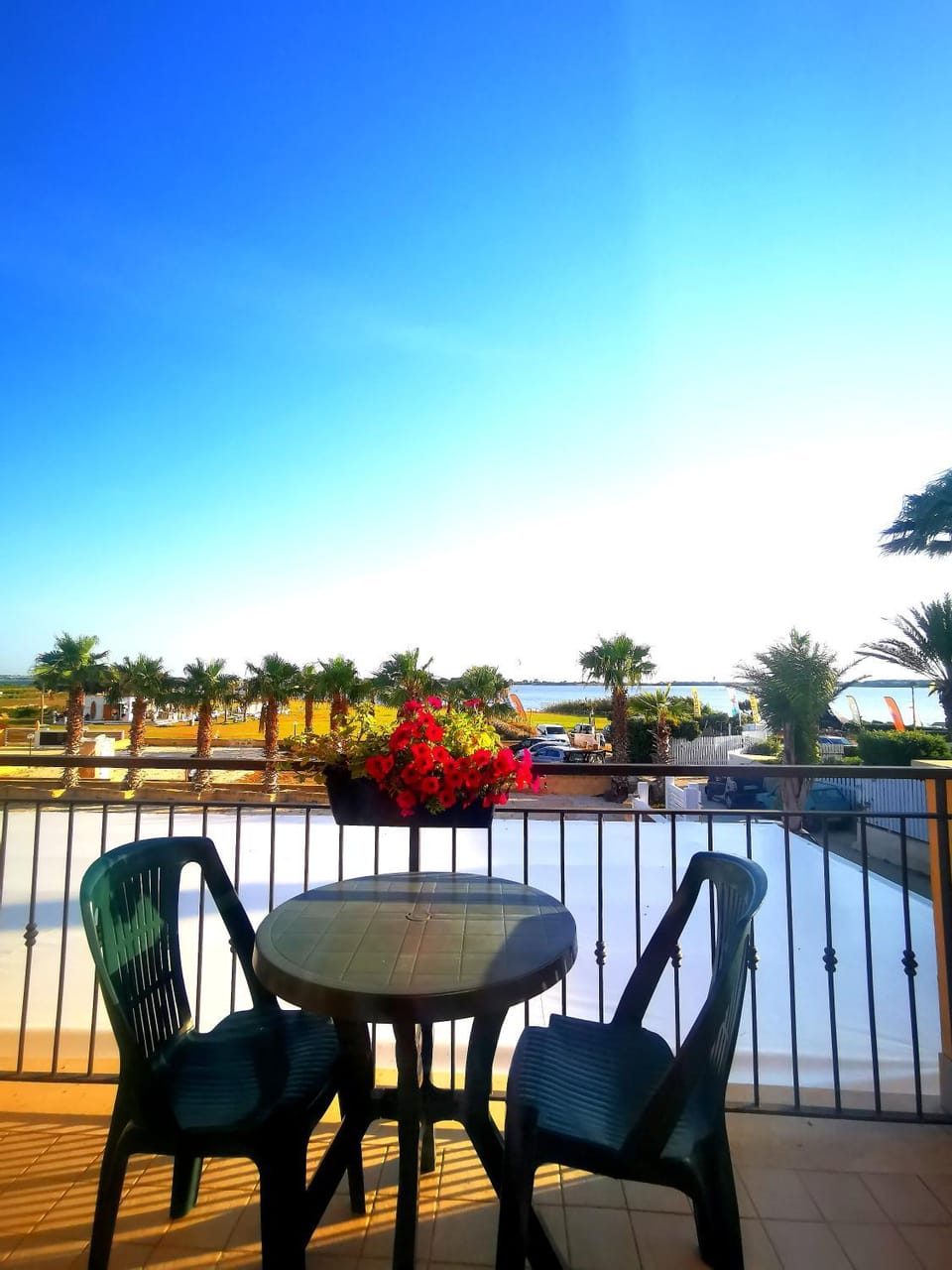 View (from property/room), Balcony/Terrace, Sea view, Sunset