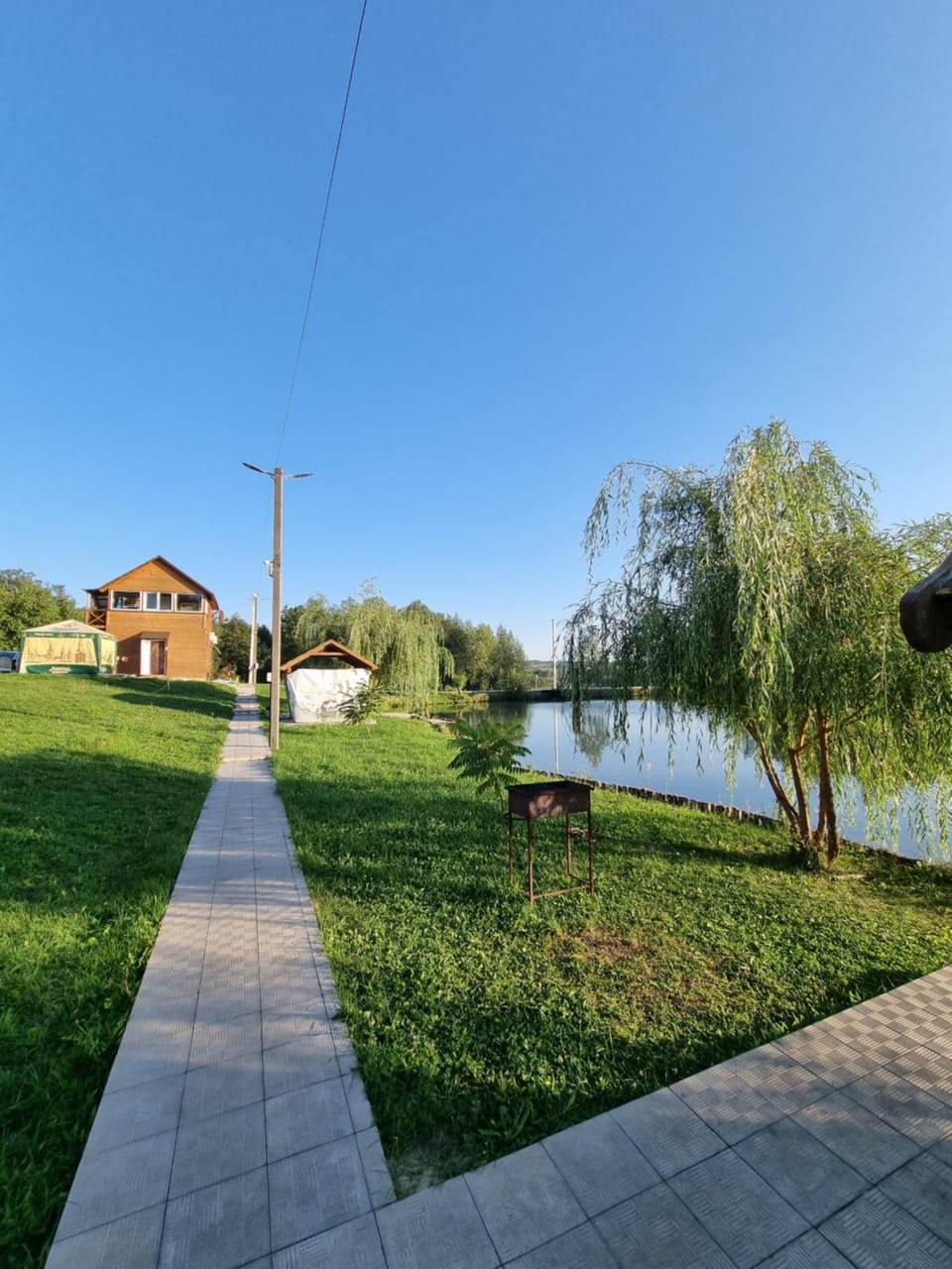 Day, Natural landscape, Garden view, Lake view