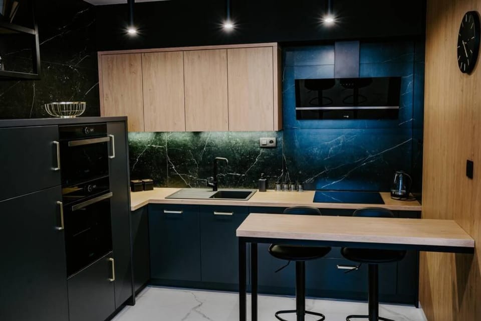 Kitchen or kitchenette, Dining area, oven, stove