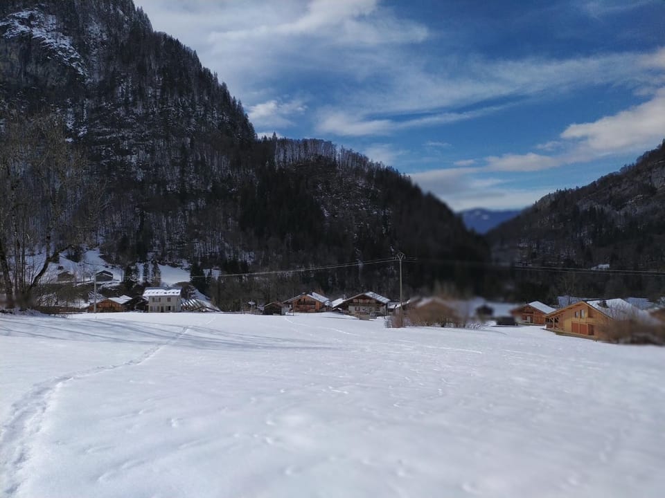 Natural landscape, Winter, Hiking