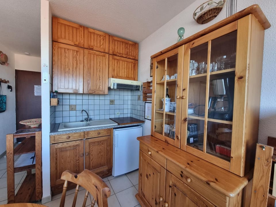 Studio cabine avec terrasse ensoleillée à Port-Vendres - FR-1-309-256 Cabin in Port-Vendres