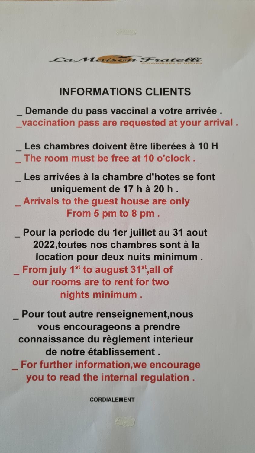 La Maison Fratelli Bed and Breakfast in Hyères