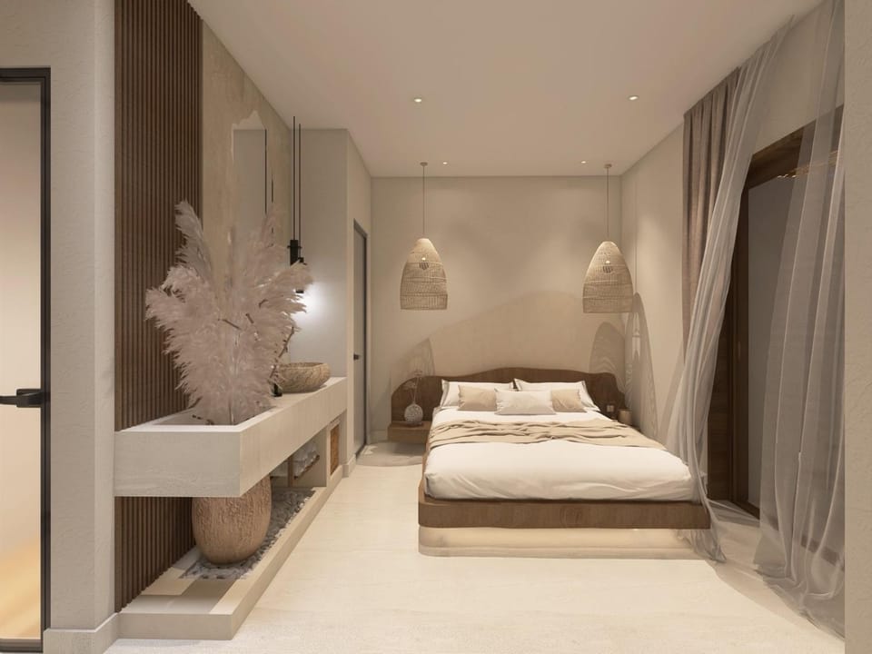 Bed, Bathroom, Photo of the whole room