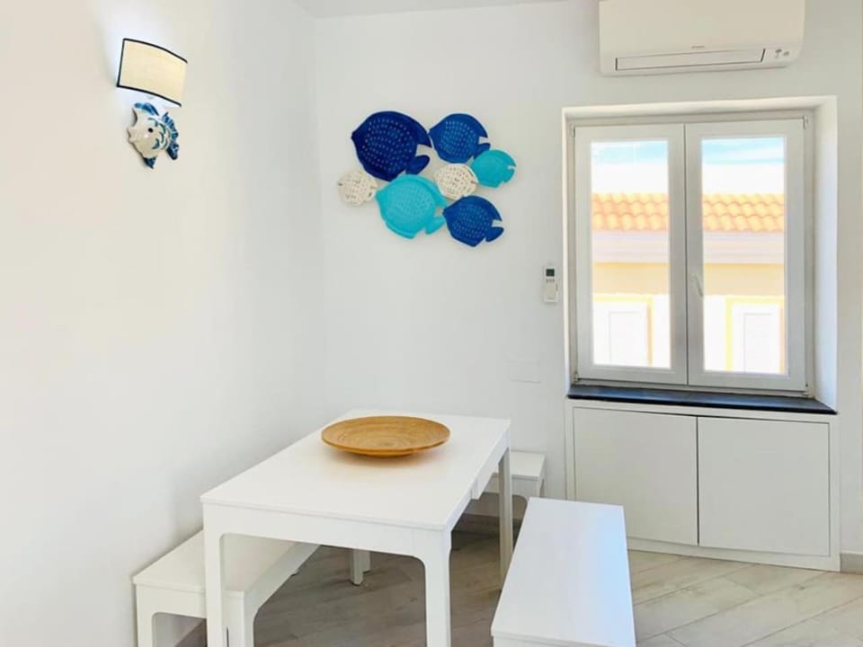 Property building, Living room, Dining area