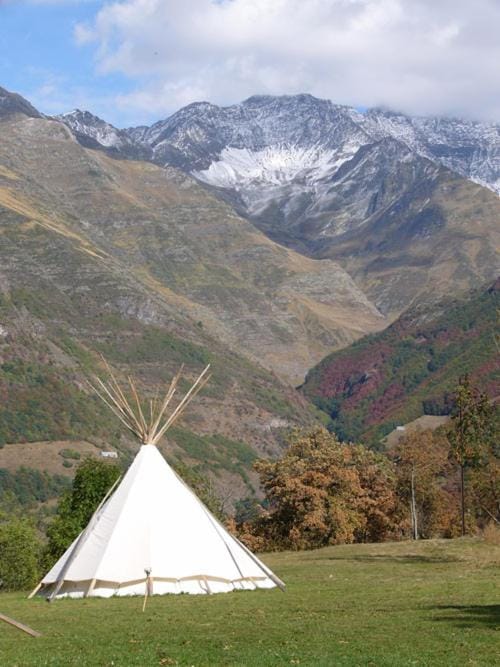 Tipi nature double Luxury tent in Gavarnie-Gèdre