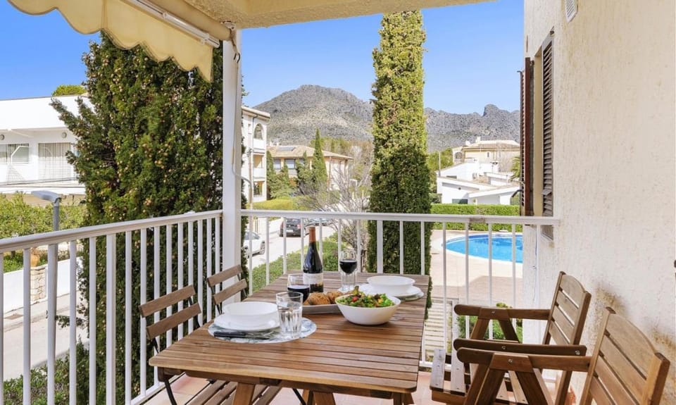 Piso Las Mimosas 90 metros de playa Port Pollensa Apartment in Serra de Tramuntana