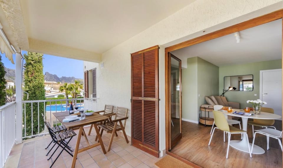 Piso Las Mimosas 90 metros de playa Port Pollensa Apartment in Serra de Tramuntana