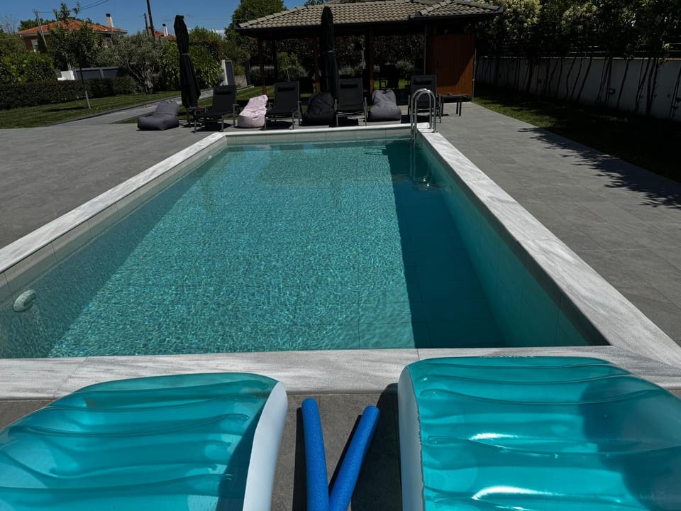 Pool view, sunbed