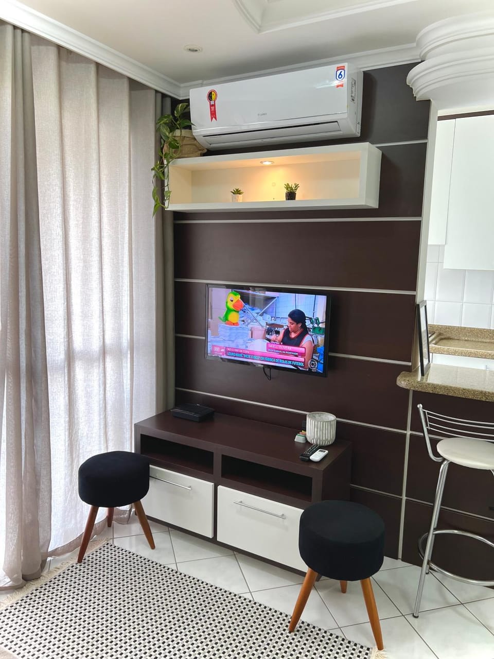 Apartamento central c/ Garagem e Wi-fi Apartment in State of Santa Catarina