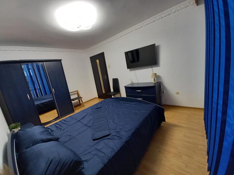 Staff, Bed, People, TV and multimedia, Photo of the whole room, Decorative detail, Bedroom, Guests, group of guests, Family