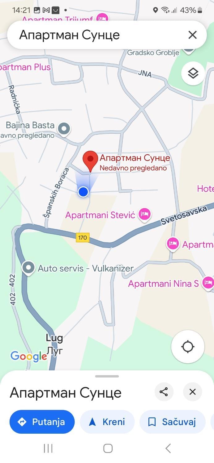 Sunce Apartment in Zlatibor District, Serbia