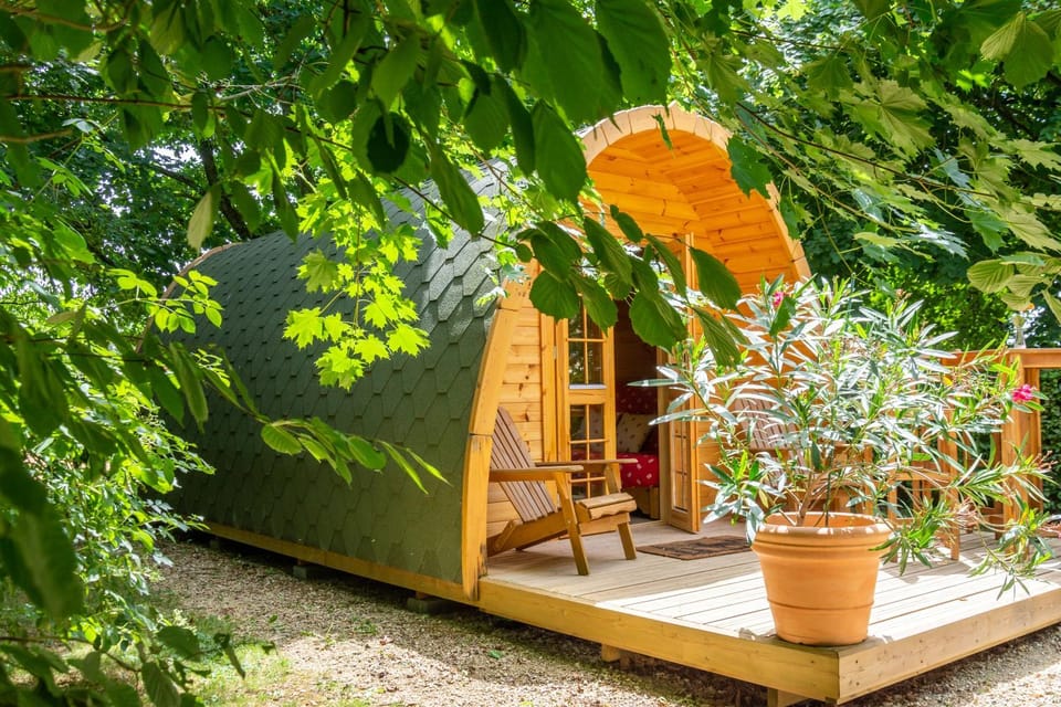 Patio, Spring, Garden view
