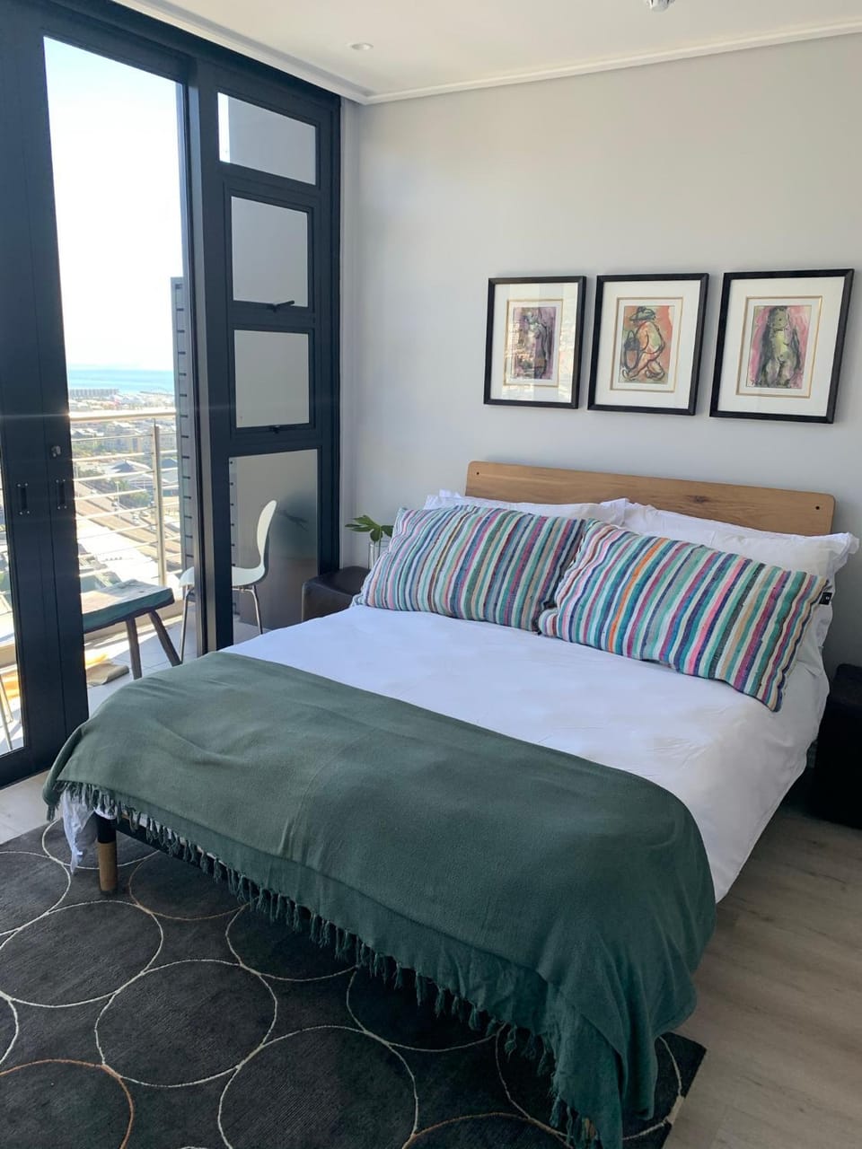 Bed, Photo of the whole room, Bedroom, Sea view