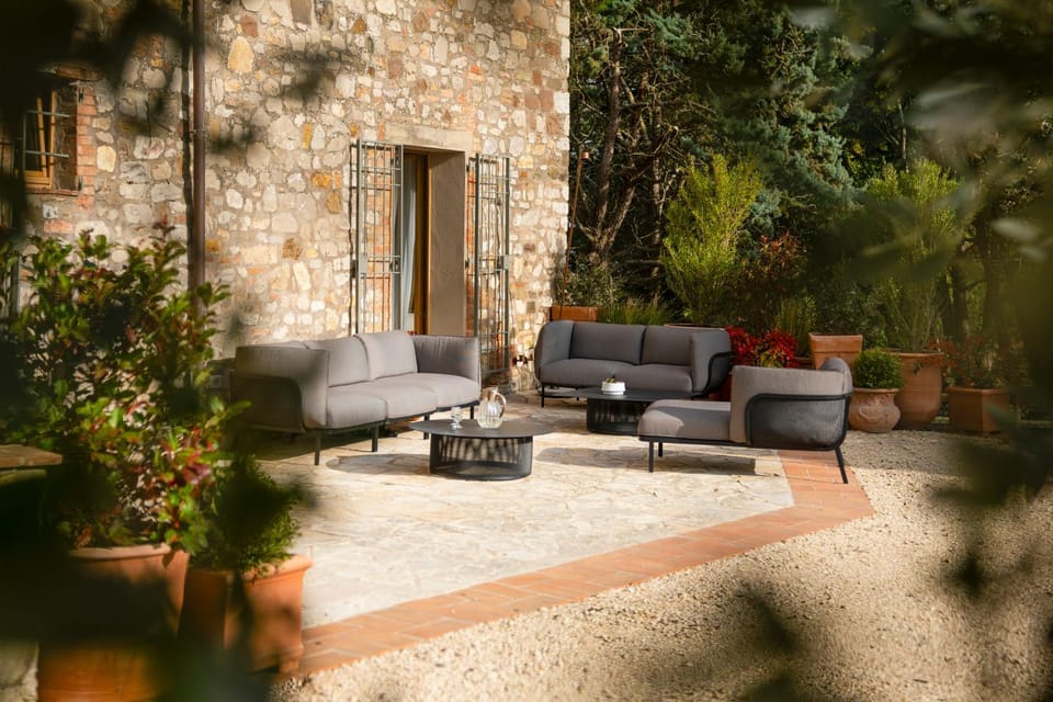 Patio, Seating area, Garden view