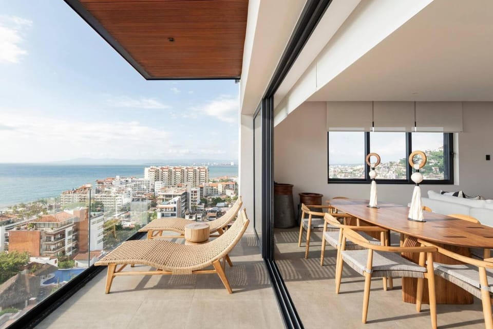 Condominio cerca de la playa y espectaculares vistas al oceano desde el rooftop Apartment in Puerto Vallarta