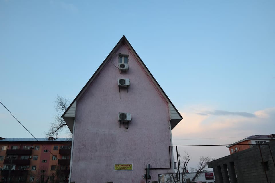 Property building, Facade/entrance, Sunset
