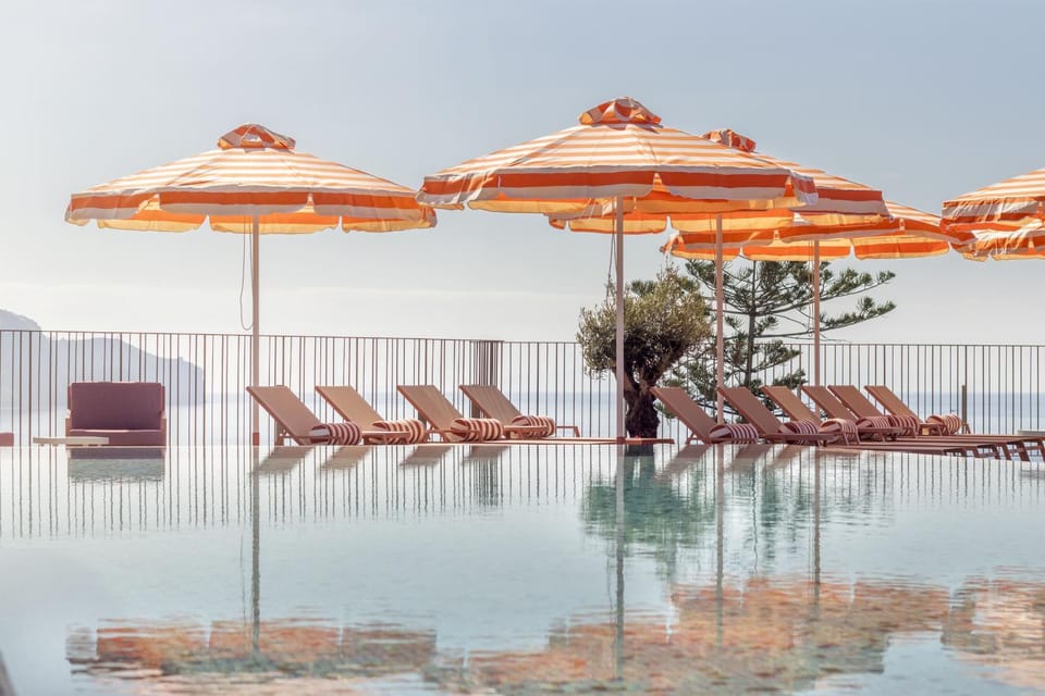 Natural landscape, Balcony/Terrace, Pool view, Swimming pool, sunbed