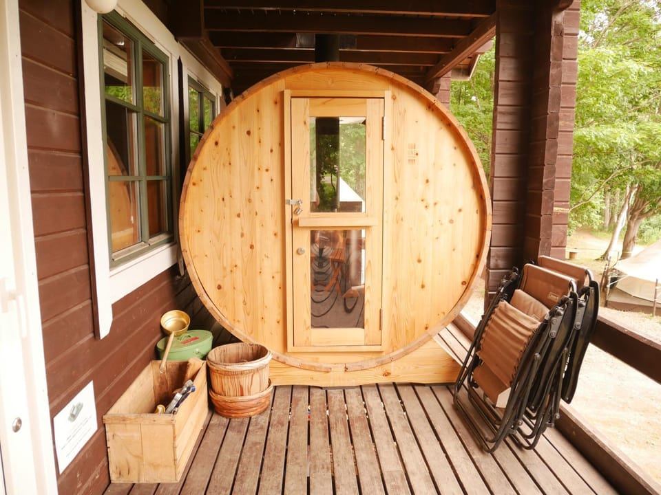 Patio, Sauna, Sauna, Balcony/Terrace