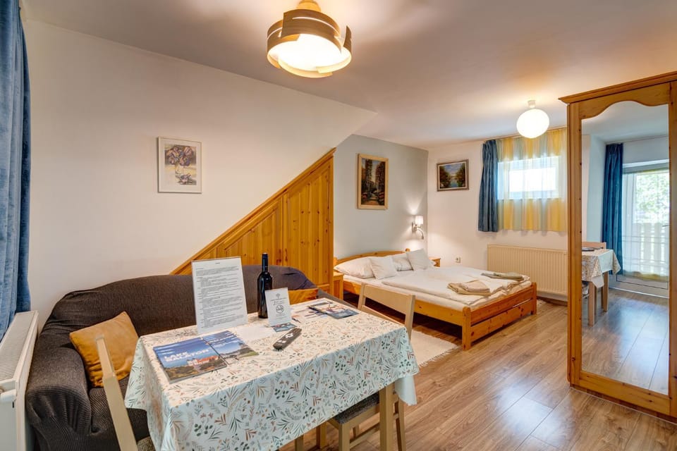 Bed, Living room, Photo of the whole room, Seating area, Bedroom, pet friendly