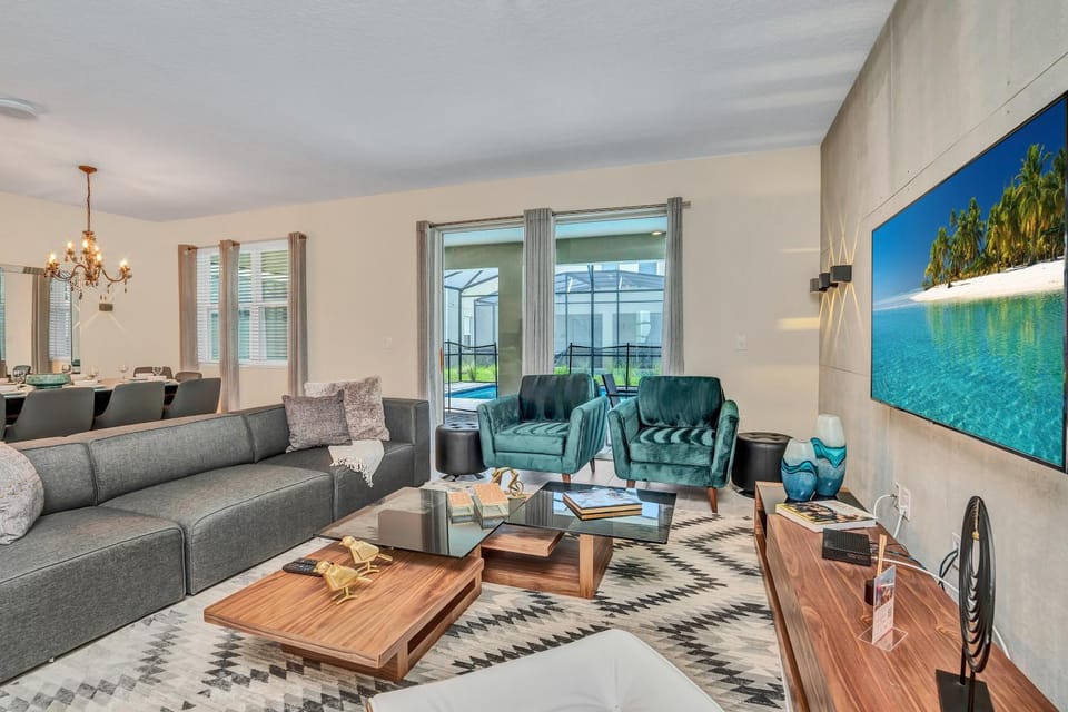VILLA wPrivate Pool & Game Room near Disney House in Kissimmee