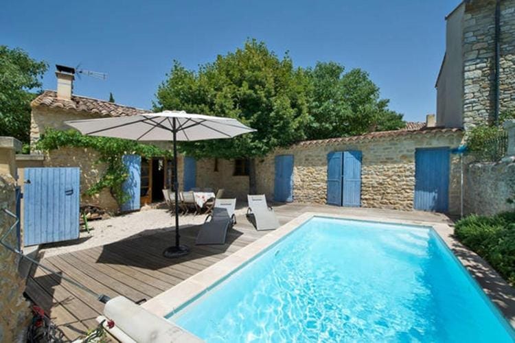Maison de plain pied pour 4 pers piscine Lussan House in Provence