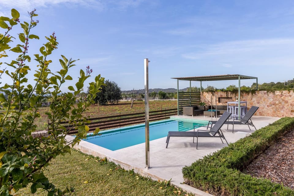 Property building, Living room, Swimming pool