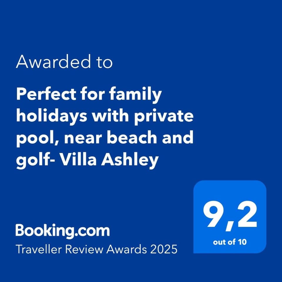 Perfect for family holidays with private pool, near beach and golf- Villa Ashley Villa in Maxorata
