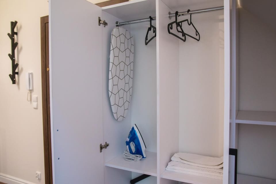 Shower, Bathroom, furniture, towels, wardrobe