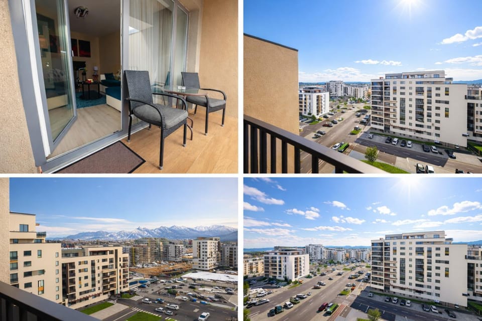 Property building, View (from property/room), Balcony/Terrace, City view, Parking