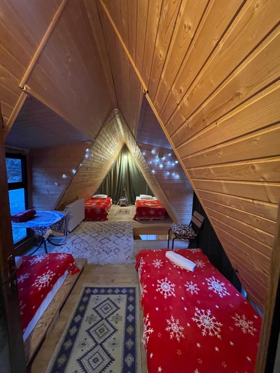 Wooden Huts In Mestia Nature lodge in Georgia