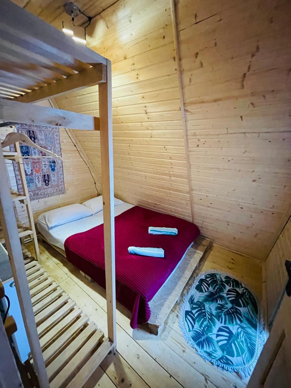 Wooden Huts In Mestia Nature lodge in Georgia