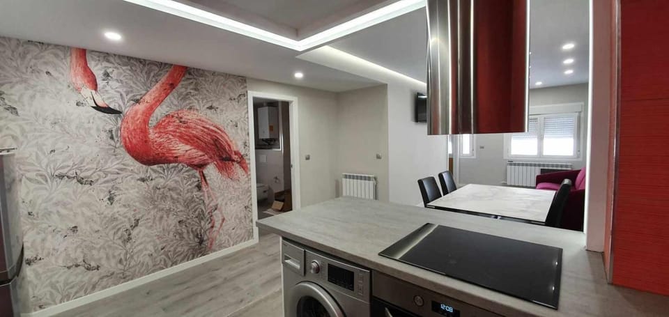 Kitchen or kitchenette, Living room