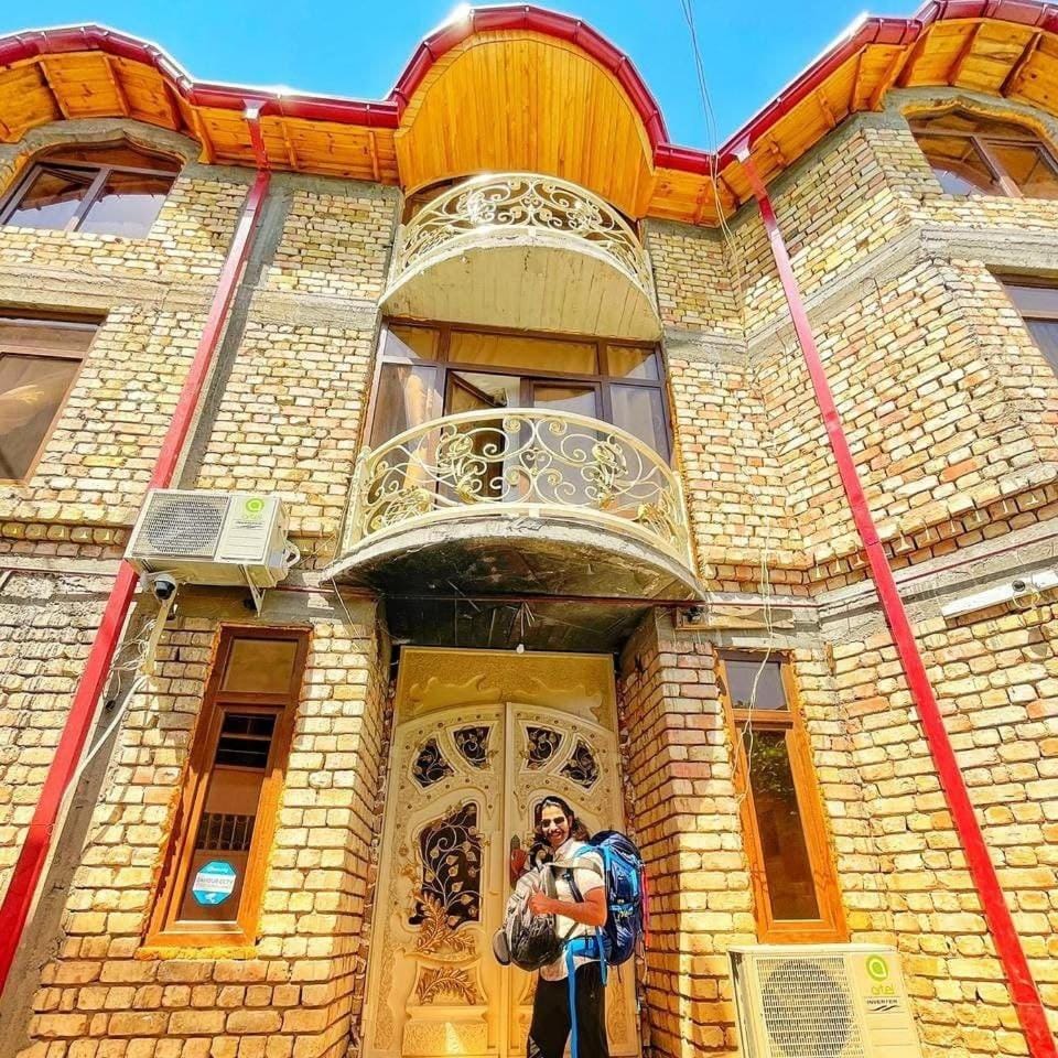 Property building, Facade/entrance, Day, People, group of guests