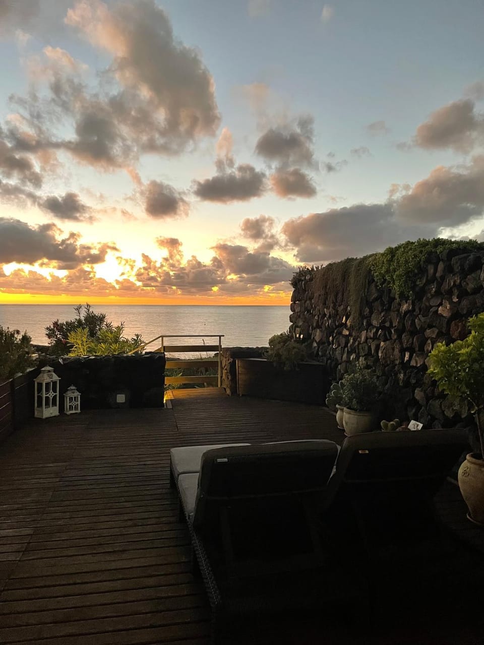 Patio, View (from property/room), Balcony/Terrace, Sea view, Sunset