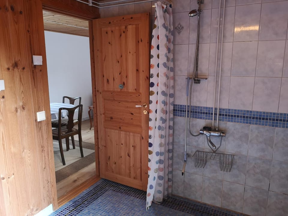 Shower, Property building, Bathroom