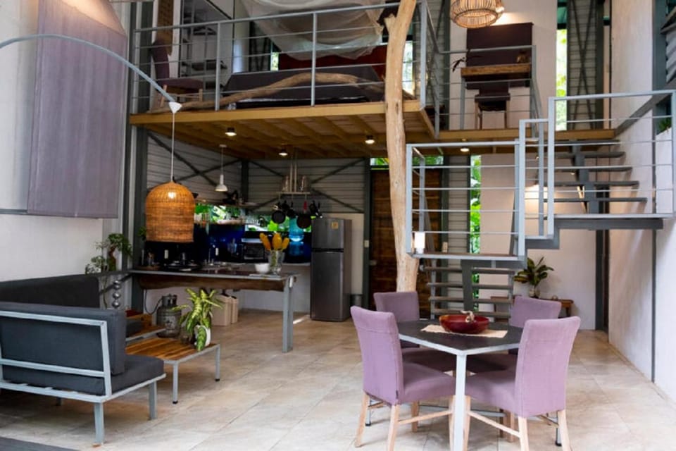Kitchen or kitchenette, Living room, Photo of the whole room, Bedroom