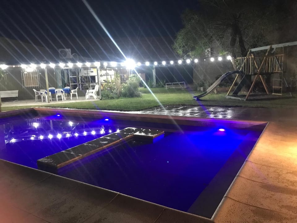 Night, Swimming pool