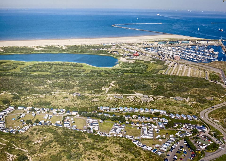 Bird's eye view, Beach, Beach, Windsurfing