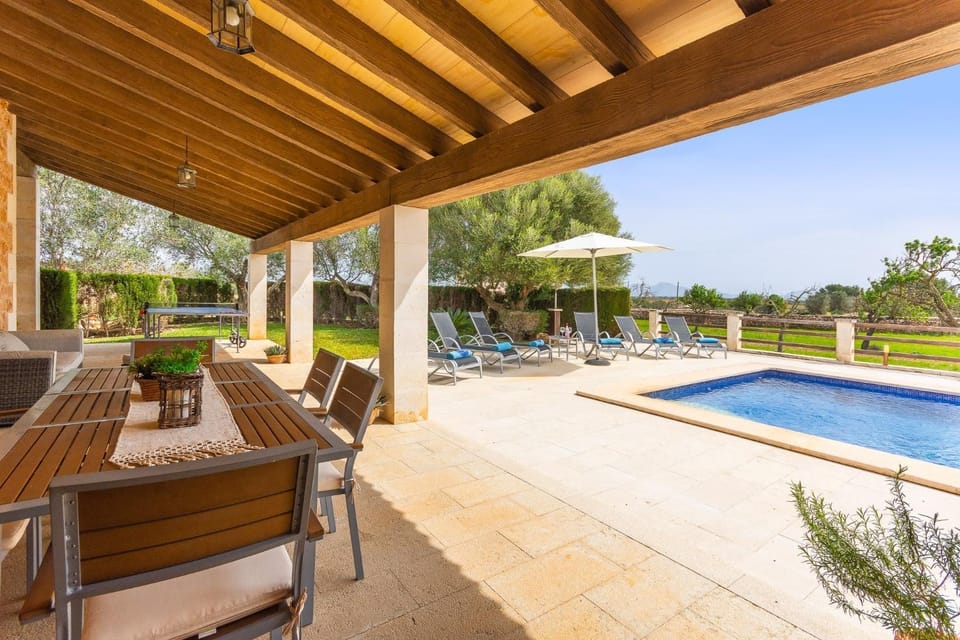 Property building, Living room, Swimming pool