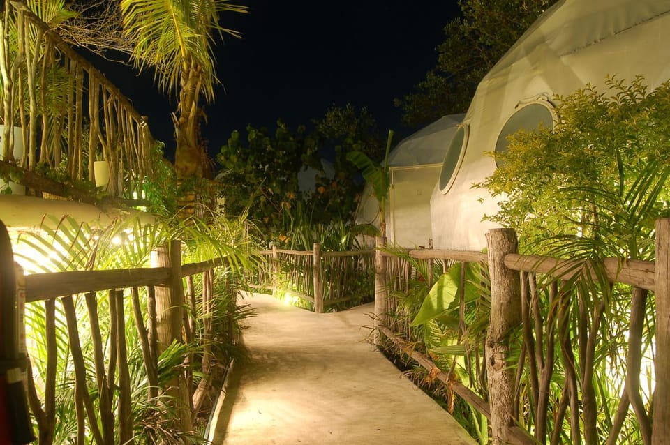Glamping Tulum with private mini pool Luxury tent in State of Quintana Roo
