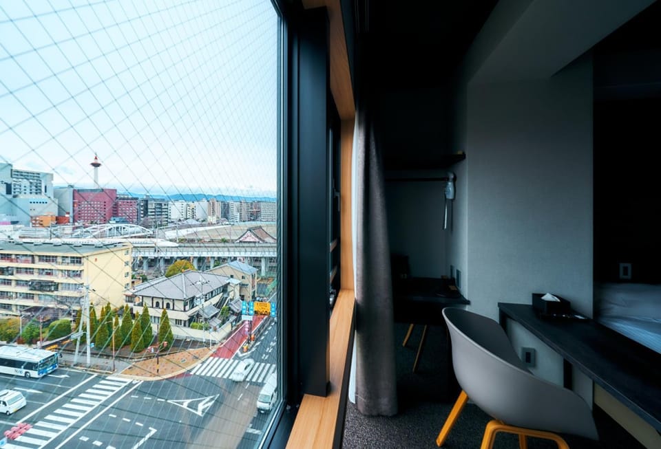 Rakuten STAY Kyoto Station Standard Twin Room Bed and Breakfast in Kyoto