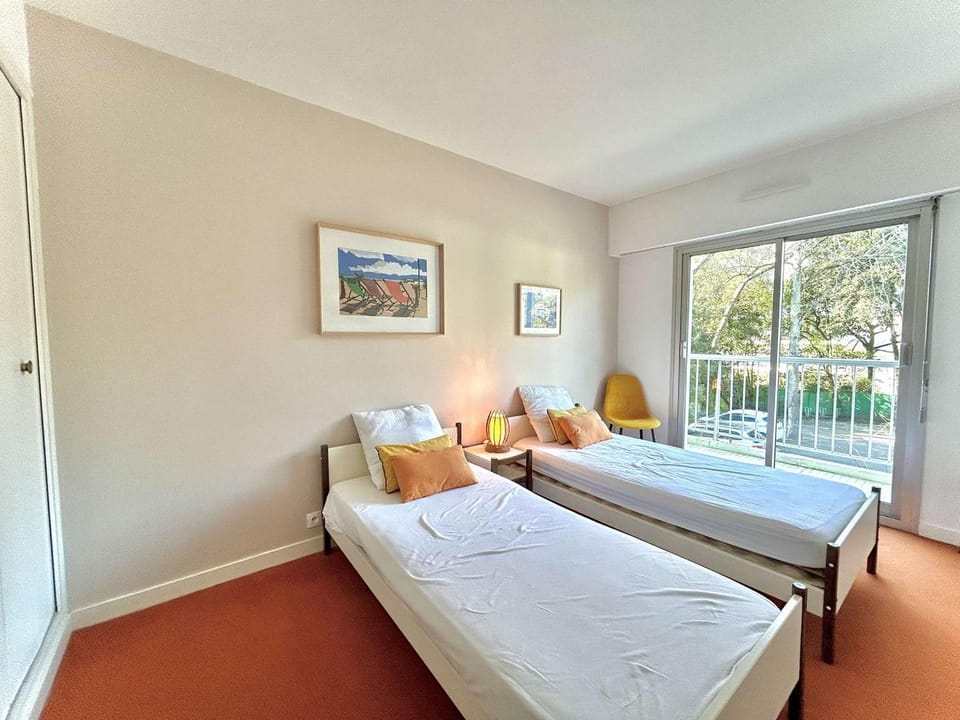 Confortable T3, 6 couchages, terrasse et parking - Quartier Benoît, La Baule - FR-1-245-152 Apartment in Le Pouliguen