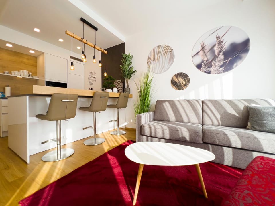 Living room, Seating area, Dining area