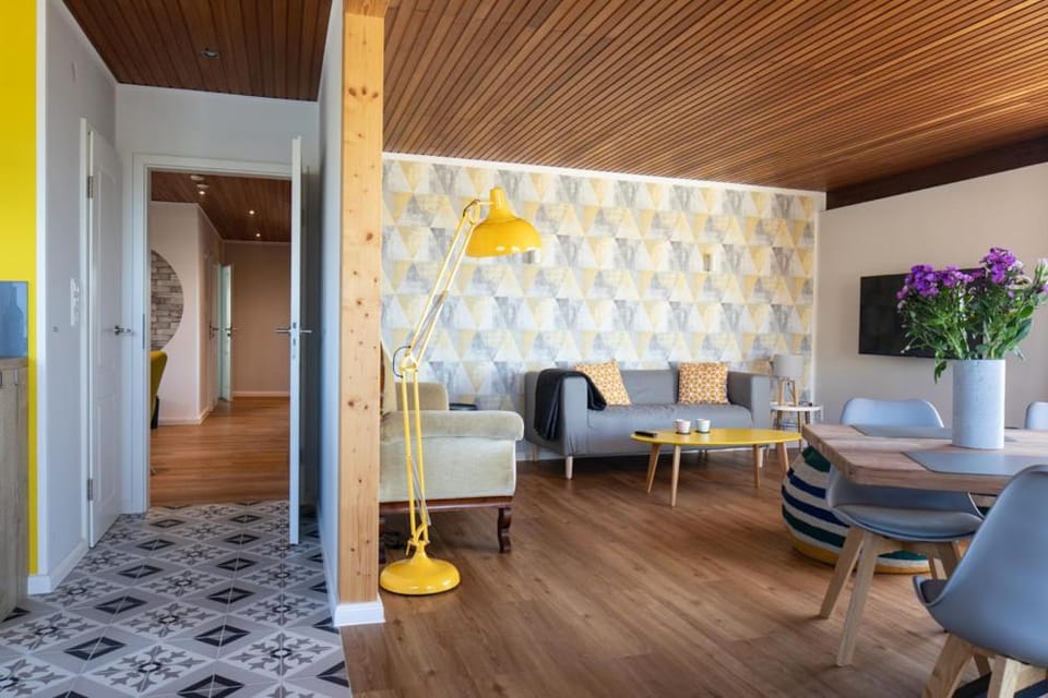 Kitchen or kitchenette, Living room, Dining area