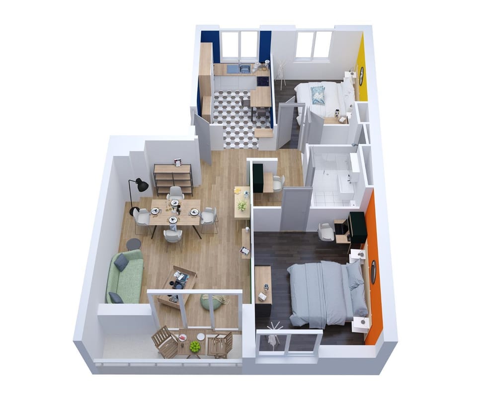 Le Grand Chambord 2 Apartment in Laval