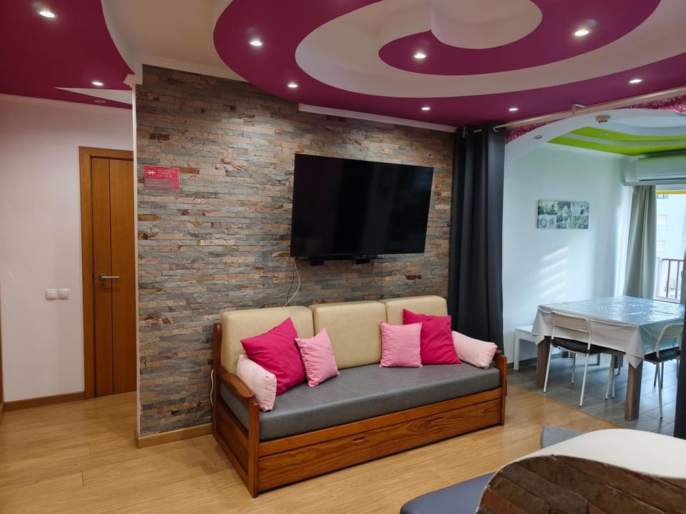 Property building, Living room, Dining area